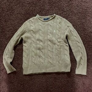 Polo by Ralph Lauren Tan Crewneck Sweater